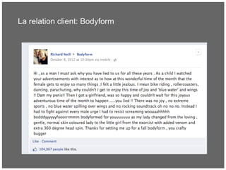 La relation client: Bodyform
 