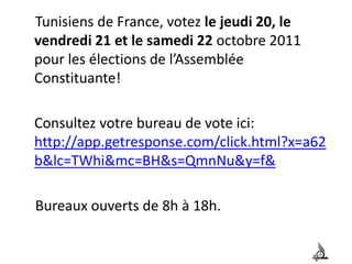 Pourquoi voter