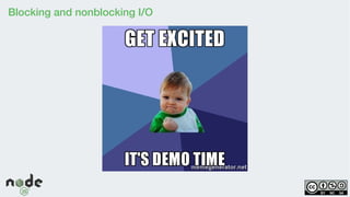 Blocking and nonblocking I/O
 