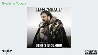 Events in Node.js
 