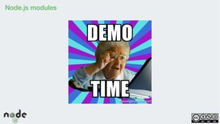 Node.js modules
 