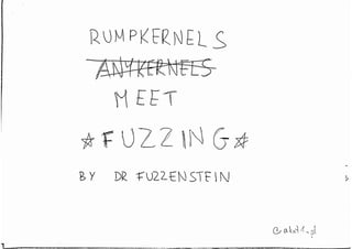 [OPD 2019] Rumpkernels meet fuzzing