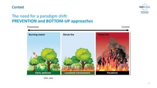 The context surrounding the emergence of infectious diseases and the need to foster multilateral collaboration to implement prevention strategies