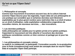 Une démarche d’ouverture des données (Open Data) : l'exemple de Paris