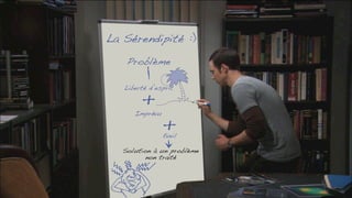 Problème
Liberté d’esprit
La Sérendipité :)
Imprévu
Eveil
+
+
Solution à un problème
non traité
 