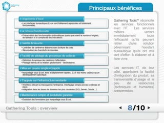 Gathering Tools : présentation pour les Métiers