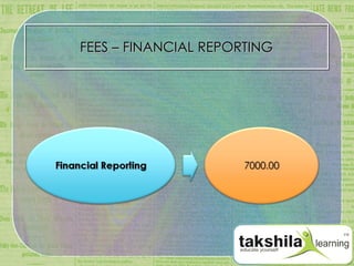 FEES – FINANCIAL REPORTING 