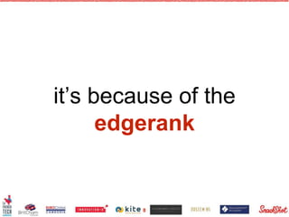 it’s because of the
edgerank
8
 