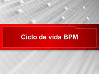 Ciclo de vida BPM 