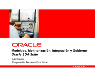 Modelado, Monitorización, Integración y Gobierno Oracle SOA Suite Aitor Ibañez Responsable Técnico – Zona Norte 