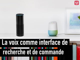 La voix comme interface de
recherche et de commande
 