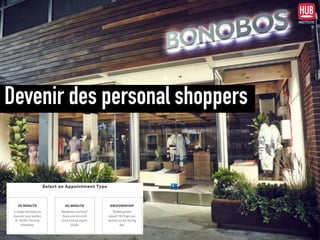 Devenir des personal shoppers
 