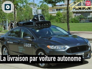 La livraison par voiture autonome
≈
 