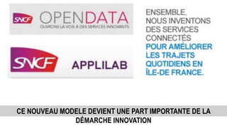 CE NOUVEAU MODELE DEVIENT UNE PART IMPORTANTE DE LA
DÉMARCHE INNOVATION
 