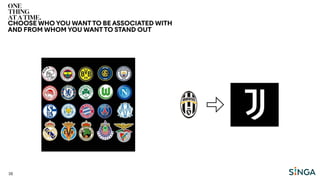 38
CHOOSE WHO YOU WANTTO BE ASSOCIATED WITH
AND FROM WHOM YOU WANTTO STAND OUT
 