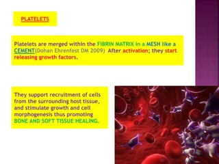 PLATELET RICH FIBRIN - ROLE IN PERIODONTICS | PPTX