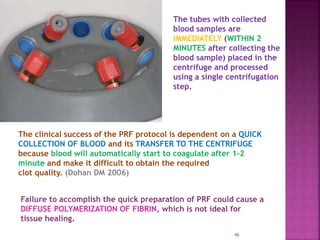 PLATELET RICH FIBRIN - ROLE IN PERIODONTICS | PPTX