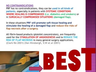 PLATELET RICH FIBRIN - ROLE IN PERIODONTICS | PPTX