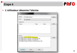Etape 6
 L’utilisateur désarme l’alarme




                                   34
 