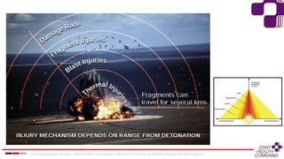 Blast trauma
Joint Capabilities Group │ Joint Health Command │ Defence Professor of Military Medicine and Surgery
 