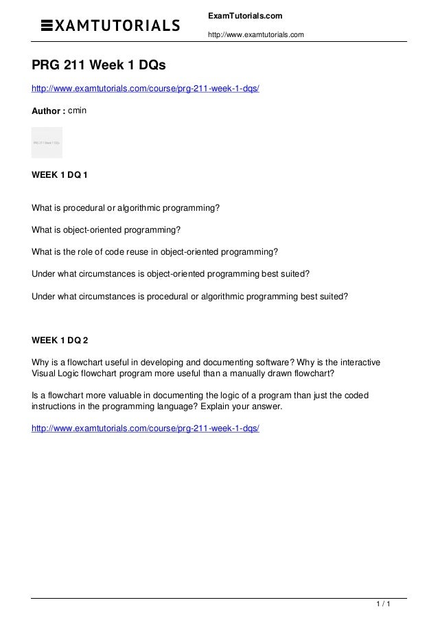 prg 211 Prg 211 week 3 assignment 1 individual visuallogic - choice and iteration selecttwo to three tasks a program could perform that would be useful each task mu. prg 211 Prg 211 week 3 assignment 1 individual visuallogic - choice and iteration selecttwo to three tasks a program could perform that would be useful each task mu.