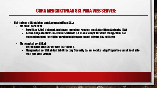 x.509 sertifikat Web Service Keamanan x.509 sertifikat Web Service Keamanan