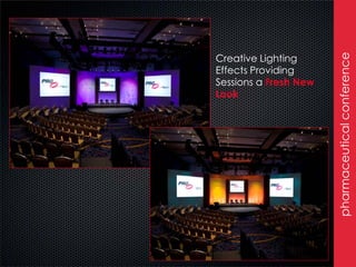Creative Lighting




                       pharmaceutical conference
Effects Providing
Sessions a Fresh New
Look
 
