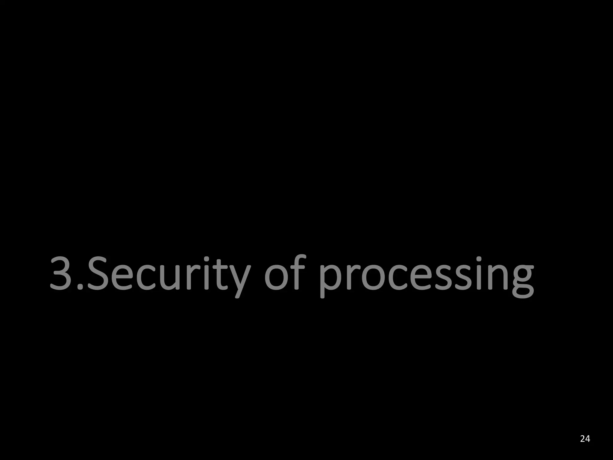 3.Security of processing
24
 