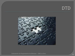 10
Laboratorio de Programación de Sistemas – XML en Java
 