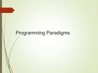 Prgramming paradigms | PPT
