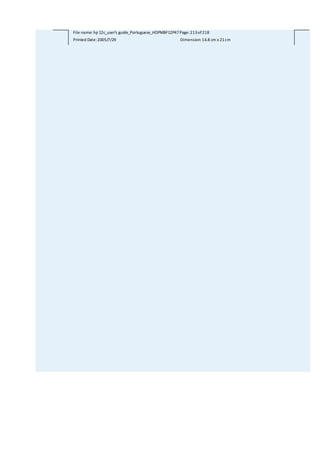 File name: hp 12c_user's guide_Portuguese_HDPMBF12P47Page:213of218
Printed Date:2005/7/29 Dimension: 14.8 cm x 21cm
 