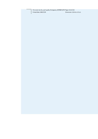 File name: hp 12c_user's guide_Portuguese_HDPMBF12P47Page:214of218
Printed Date:2005/7/29 Dimension: 14.8 cm x 21cm
 