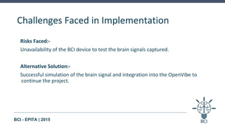 Brain Computer Interface. Research and Innovation Project | PDF