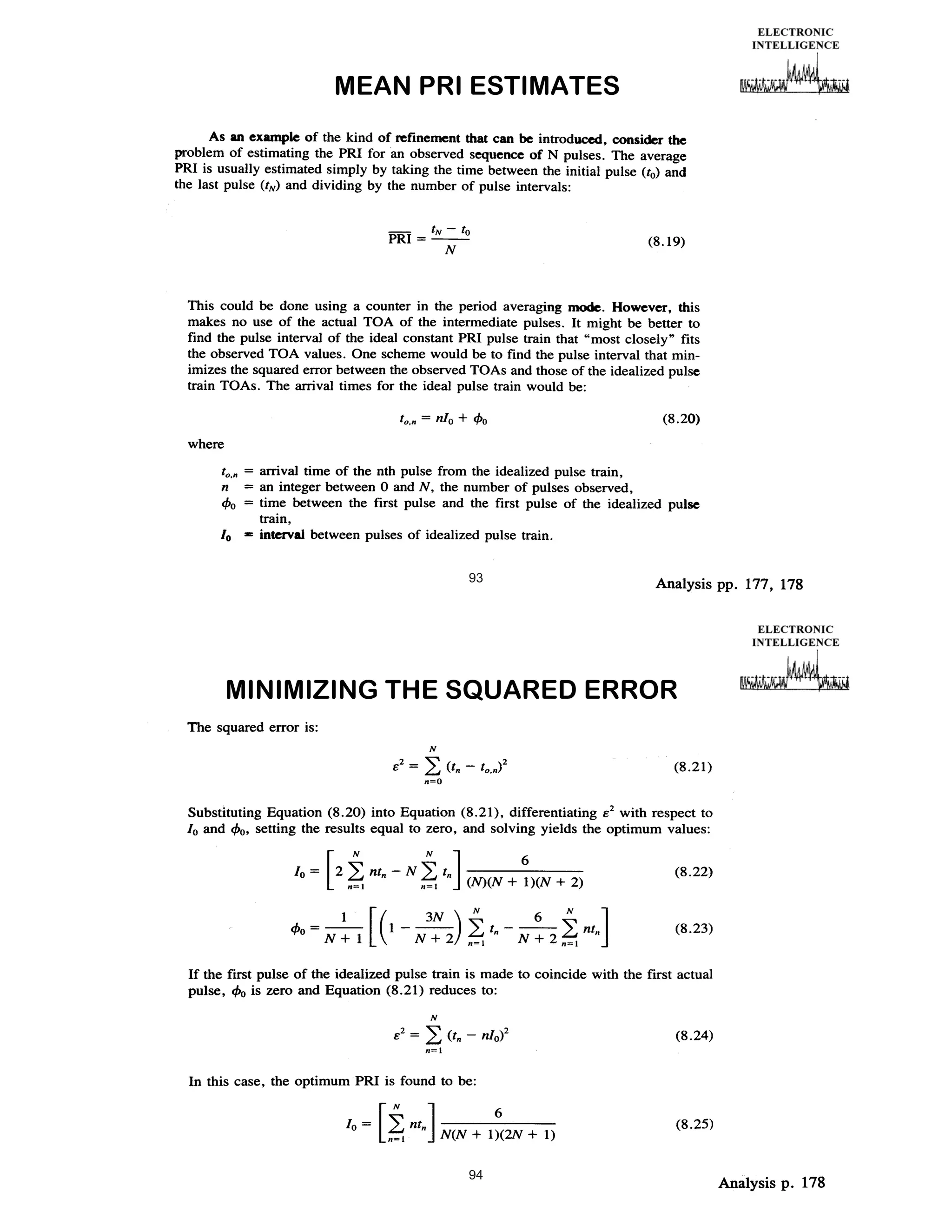 MEAN PRI ESTIMATES

93

MINIMIZING THE SQUARED ERROR

94

 