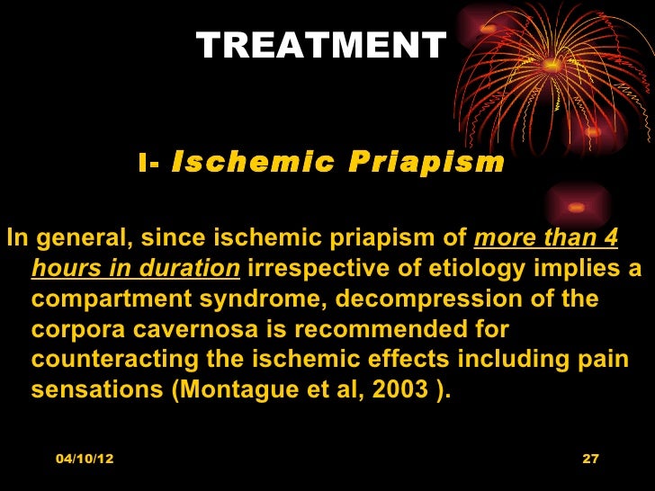 priapism home treatment