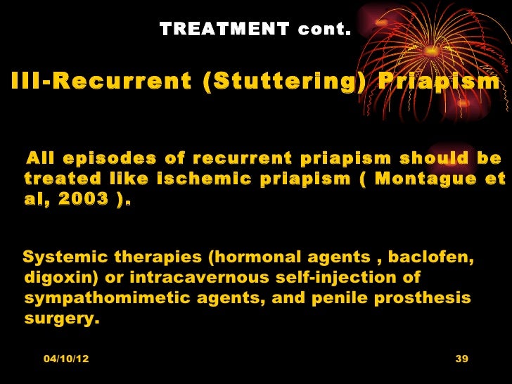 priapism home treatment