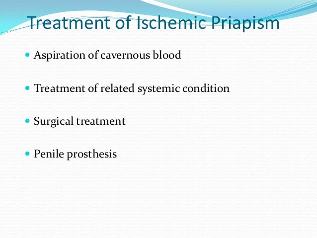 priapism home treatment