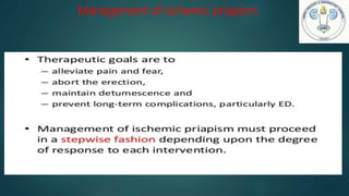 Management of ischemic priapism
 