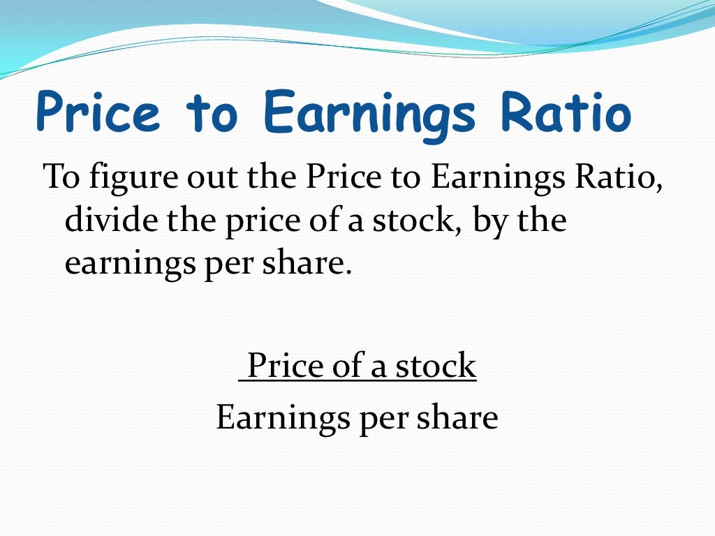 Price Earnings Ratio
