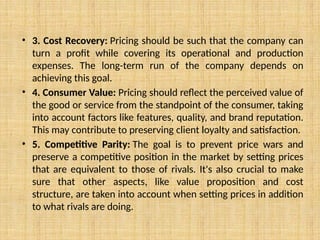 Overview of Price: Functions and Objectives in Economics | PPTX