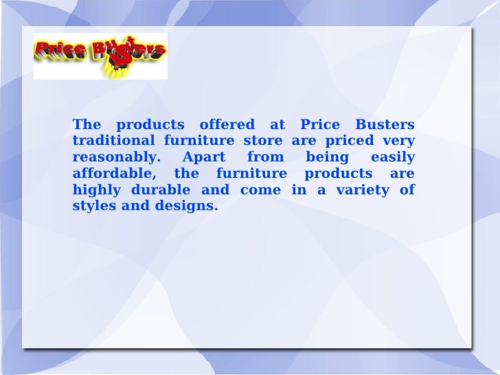 Price Busters Traditional Furniture