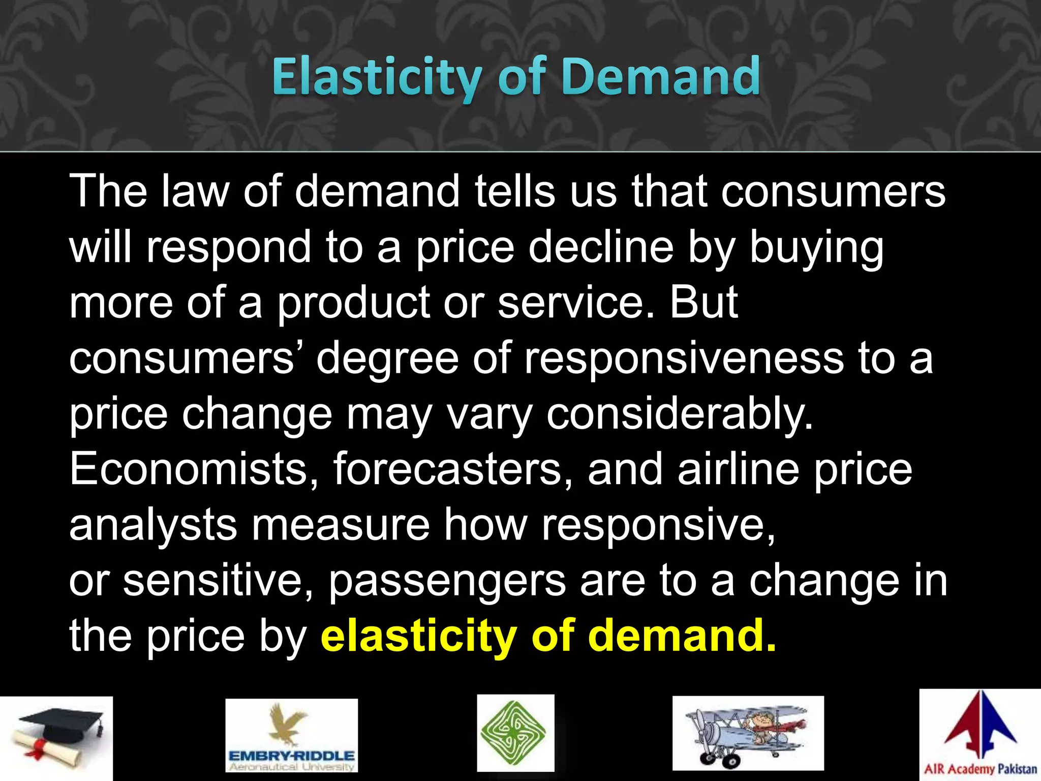 Price elasticity of demand | PPTX