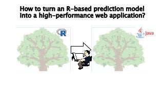 How to turn an R-based prediction model
into a high-performance web application?
 