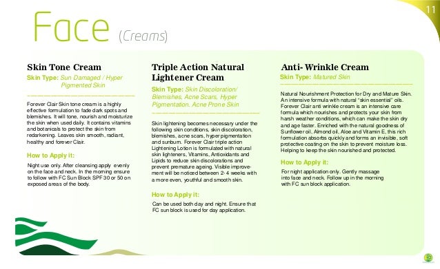 forever clair blemish control lotion