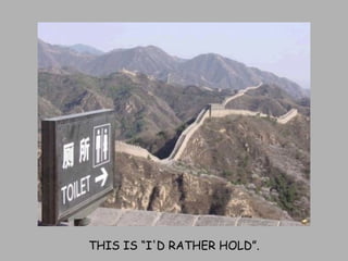 THIS IS “I'D RATHER HOLD”. 