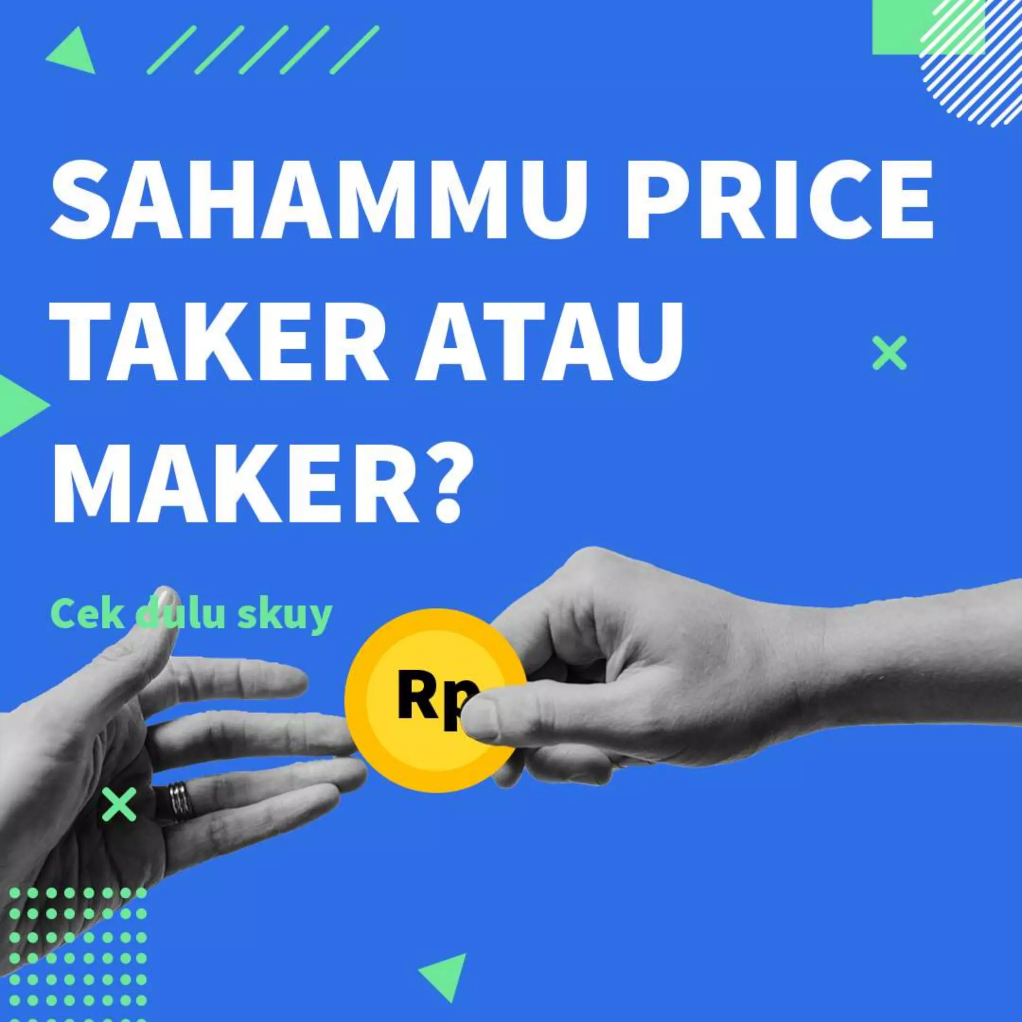 Perbedaan Saham Price Taker dan Price Maker PDF