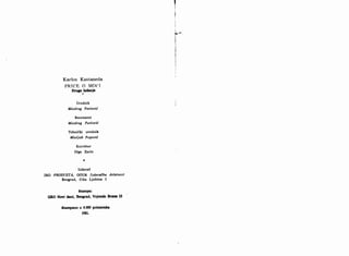 Price o Moci - Kastaneda