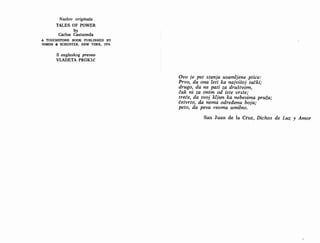 Price o Moci - Kastaneda