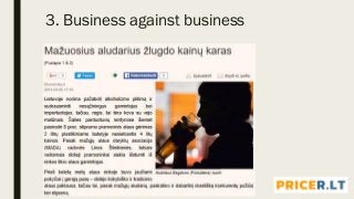 3. Business against business
 