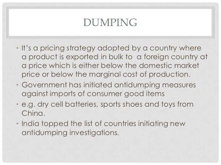 😍 Dumping business example. Dumping Essay ⋆ Business Essay Examples ⋆